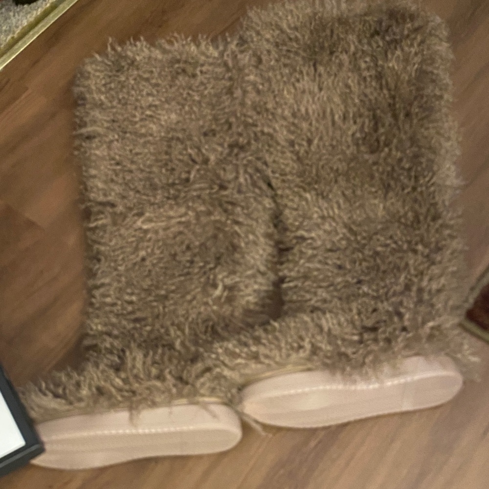 Cozy Tan Over the Knee Boots